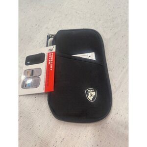 HEYS Black Passport Cover Organizer Travel Pouch Case Holder NWT bag